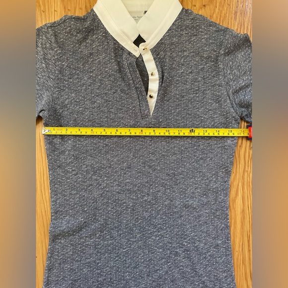 Dada Womens Polo with Gold Buttons - Picture 4 of 4